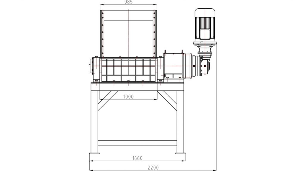 Twin Shafts Shredder