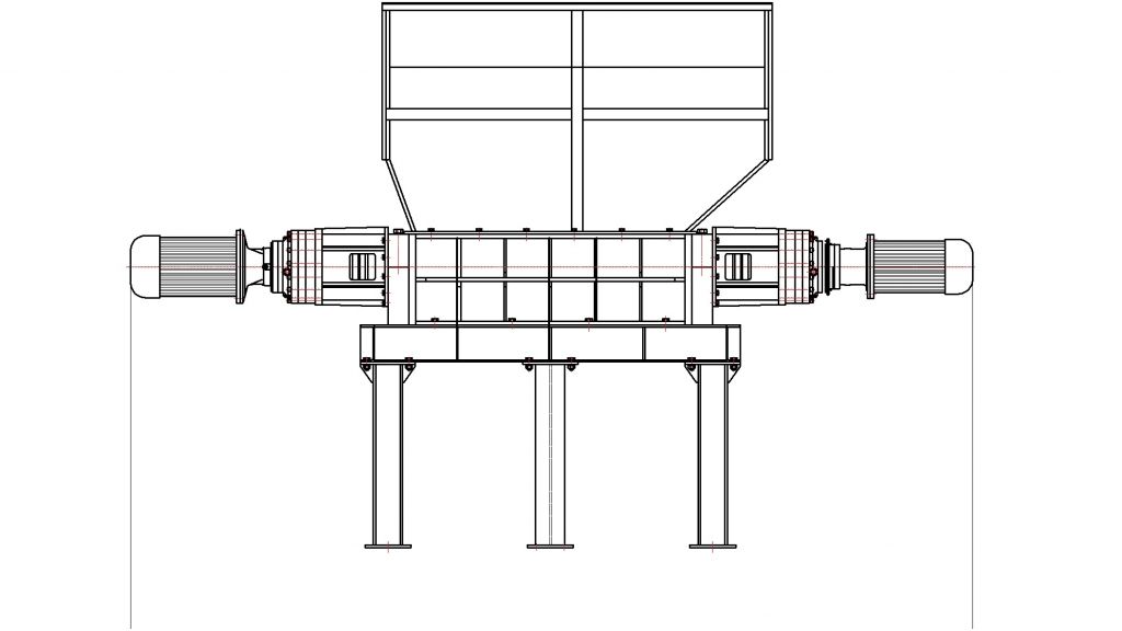 Twin Shafts Shredder